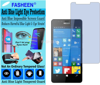 Fasheen Tempered Glass Guard for MICROSOFT LUMIA 950 (Impossible UV AntiBlue Light)(Pack of 1)