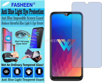 Fasheen Tempered Glass Guard for LG W30 (Impossible UV AntiBlue Light)(Pack of 1)