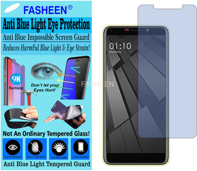 Fasheen Tempered Glass Guard for MOBISTAR C2 (Impossible UV AntiBlue Light)(Pack of 1)