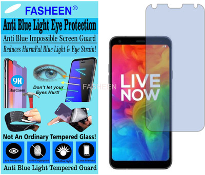 Fasheen Tempered Glass Guard for LG Q7 ALPHA (Impossible UV AntiBlue Light)(Pack of 1)