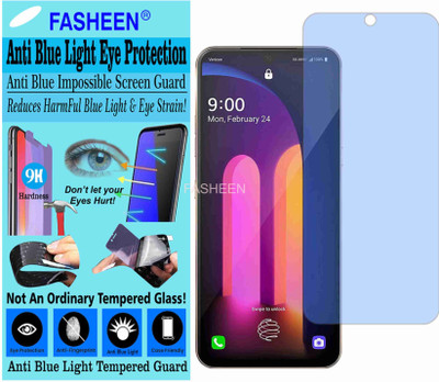 Fasheen Tempered Glass Guard for LG V60 THINQ 5G (Impossible UV AntiBlue Light)(Pack of 1)