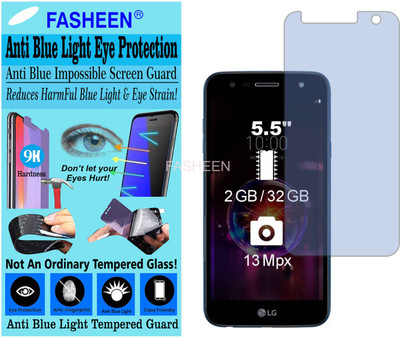 Fasheen Tempered Glass Guard for LG X POWER2 (Impossible UV AntiBlue Light)(Pack of 1)