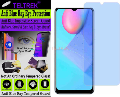 TELTREK Tempered Glass Guard for VIVO Y20A (Impossible UV AntiBlue Light)(Pack of 1)