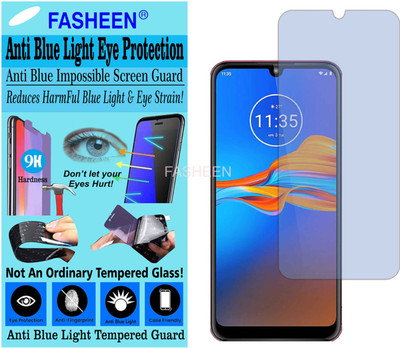 Fasheen Tempered Glass Guard for MOTOROLA MOTO E6 PLUS (Impossible UV AntiBlue Light)(Pack of 1)