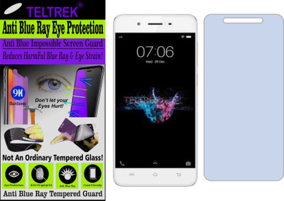 TELTREK Tempered Glass Guard for VIVO Y55 S (Impossible UV AntiBlue Light)(Pack of 1)