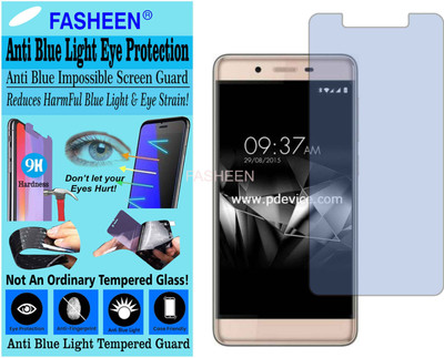 Fasheen Tempered Glass Guard for MICROMAX CANVAS JUICE A1 PLUS Q4260 (Impossible UV AntiBlue Light)(Pack of 1)