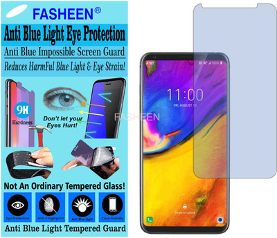 Fasheen Tempered Glass Guard for LG V35 PLUS THINQ (Impossible UV AntiBlue Light)(Pack of 1)