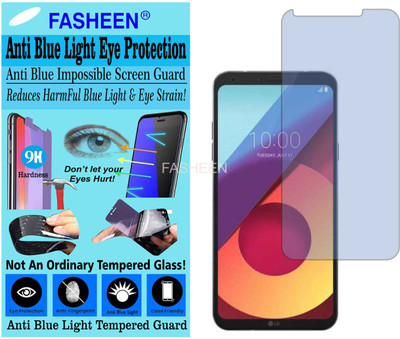 Fasheen Tempered Glass Guard for LG Q6 PLUS (Impossible UV AntiBlue Light)(Pack of 1)