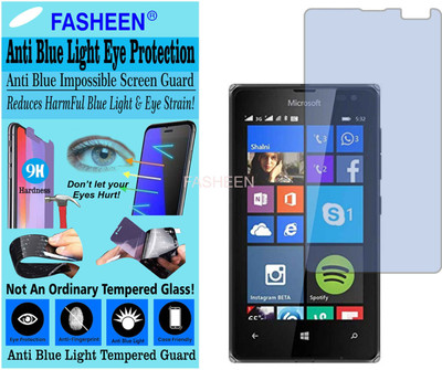 Fasheen Tempered Glass Guard for MICROSOFT LUMIA 532 (Impossible UV AntiBlue Light)(Pack of 1)