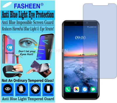Fasheen Tempered Glass Guard for MOBIISTAR E1 SELFIE (Impossible UV AntiBlue Light)(Pack of 1)
