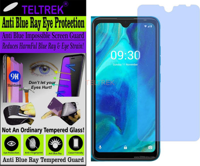 TELTREK Tempered Glass Guard for TECNO POP 5 BD2 (Impossible UV AntiBlue Light)(Pack of 1)