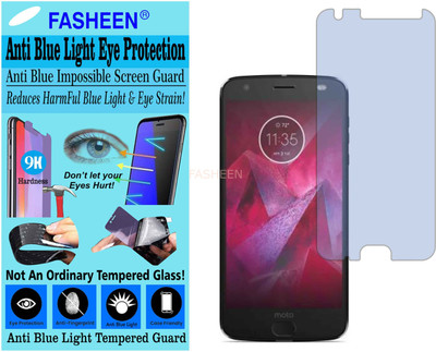 Fasheen Tempered Glass Guard for MOTOROLA MOTO Z2 FORCE (Impossible UV AntiBlue Light)(Pack of 1)