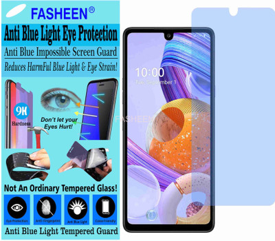 Fasheen Tempered Glass Guard for LG K71 (Impossible UV AntiBlue Light)(Pack of 1)