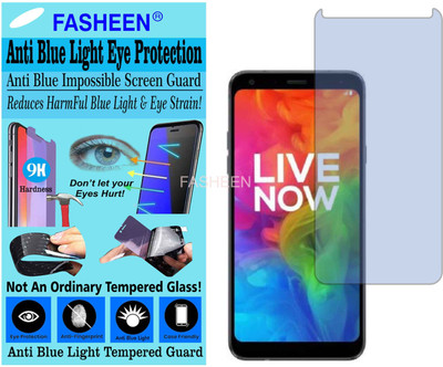 Fasheen Tempered Glass Guard for LG Q7 PLUS (Impossible UV AntiBlue Light)(Pack of 1)