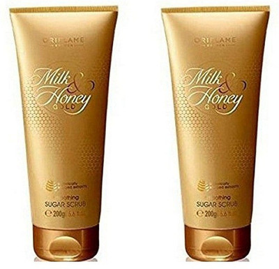 Oriflame Sweden milk and honey gold set  Scrub(400 g)