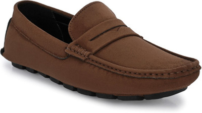 GUAVA Loafers For Men(Brown , 6)