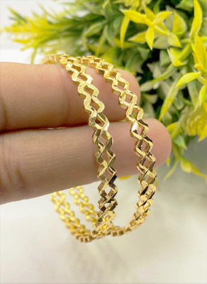 AARTISAI Alloy Gold-plated Bangle Set(Pack of 2)