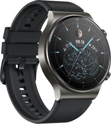 Huawei GT 2 Pro Smartwatch(Black Strap, Free Size)