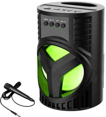 Vacotta Tower karaoke Bluetooth Speaker With mic and All device supported system 15 W Bluetooth Home Audio Speaker(Black, 2.1 Channel)