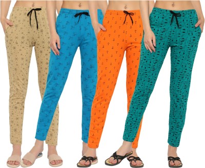 DIAZ Printed Women Multicolor Track Pants