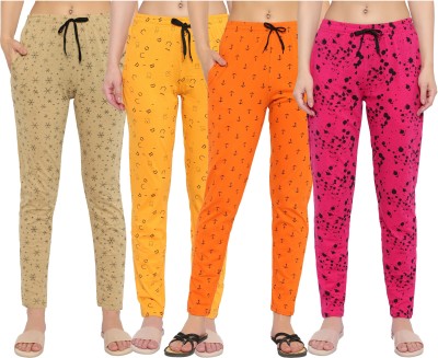 DIAZ Printed Women Multicolor Track Pants