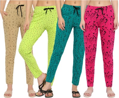 DIAZ Printed Women Multicolor Track Pants