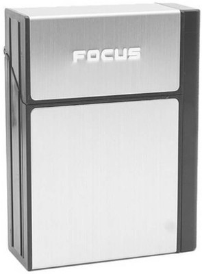 Explorer ™ Portable Storage Windproof and Flameless Lighter with 20 Cigarette Storage Space | Detachable Cigarette Lighter with Golden Metal Box Elegant Look Detachable Lighter | Windproof and Flameless | 20 Cigarette Storage Space | Package Include : 1 Flameless Lighter and 1 Micro USB Charging Cab