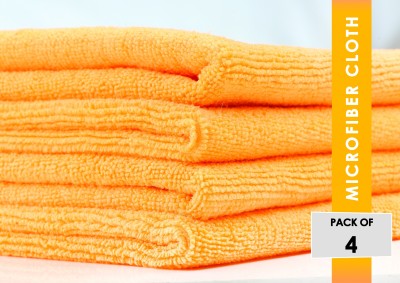 Auto Hub Microfiber Vehicle Washing  Cloth(Pack Of 4, 350 GSM)