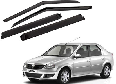 AUTO ZIGMO For Front, Rear Wind Deflector(Tinted Renault Logan)