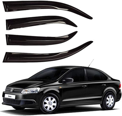 AUTO ZIGMO For Front, Rear Wind Deflector(Tinted Volkswagen Vento)