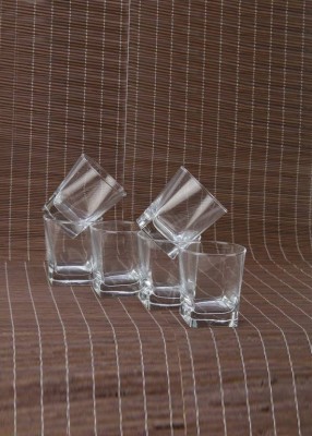 Somil (Pack of 6) Multipurpose Drinking Glass -B1333 Glass Set Water/Juice Glass(180 ml, Glass, Clear)