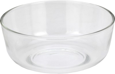 Somil Glass Serving Bowl Beautiful Clear Glass Bowl for Serving Vegetables, 700 ML, 14.5x14.5x6.5 CM.(Pack of 1, Clear)