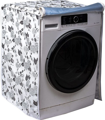 bagssio Front Loading Washing Machine  Cover(Width: 63 cm, Grey)
