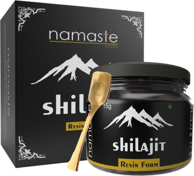 Namaste Veda Natural & Pure Ayurvedic Himalayan Raw Shilajit/Shilajeet Resin Supports Strength, Stamina And Energy For Men & Women