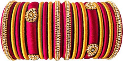 Siddhi Vinayak Collection Dori Bangle Set(Pack of 18)