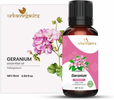 URBANORGANICS Geranium Egyptian Essential Oil Pure, Undiluted,(15 ml)