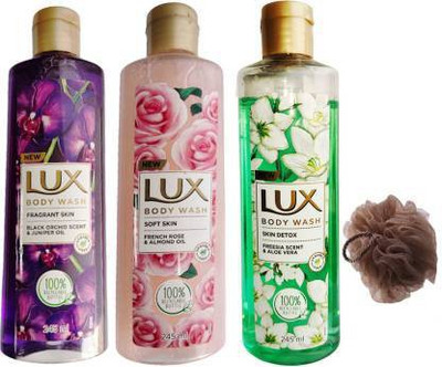 LUX FRAGRANT + DETOX + SOFT SKIN BODYWASH(3 x 245 ml)