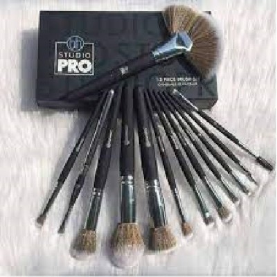 BH Cosmetics BH cosmetic makeup brush black (d)(Pack of 13)