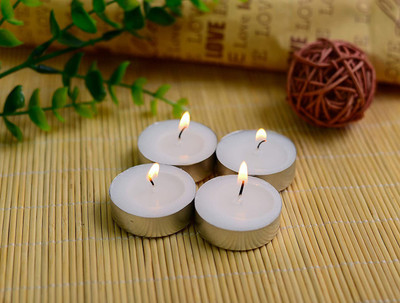Parkash Candles Tealight Candle(White, Pack of 100)
