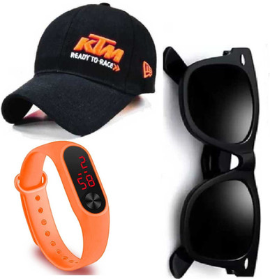 Pramukhraj Enterprise Solid Sports/Regular Cap Cap(Pack of 3)
