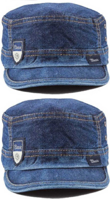 Pramukhraj Enterprise Solid Sports/Regular Cap Cap(Pack of 2)
