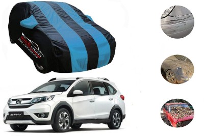 MotorSports Car Cover For Honda BR-V (With Mirror Pockets)(Blue)