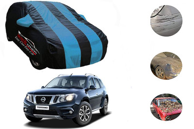 MotorSports Car Cover For Nissan Terrano (With Mirror Pockets)(Blue)