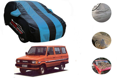 MotorSports Car Cover For Toyota Qualis (With Mirror Pockets)(Blue)