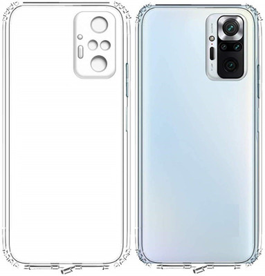 Phone Care Back Cover for Mi Redmi Note 10 Pro Max(Transparent, White, Grip Case, Pack of: 1)