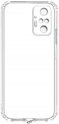 Phone Care Back Cover for Xiaomi Redmi Note 10 Pro Max(Transparent, White, Grip Case, Pack of: 1)
