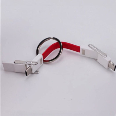 TELEPORT USB Type C Cable 2 A 0.13 m TELE-TYPE-C1(Compatible with Smartphone, Red, One Cable)