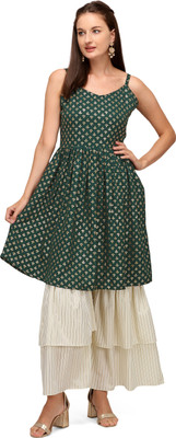 GUFRINA Women Kurta Sharara Set