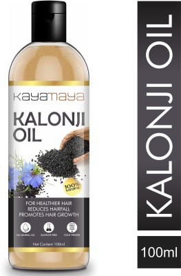 Kayamaya Premium Cold Pressed Kalonji Black Seed Oil for Healthy Hairs and Skin Hair Oil(100 ml)