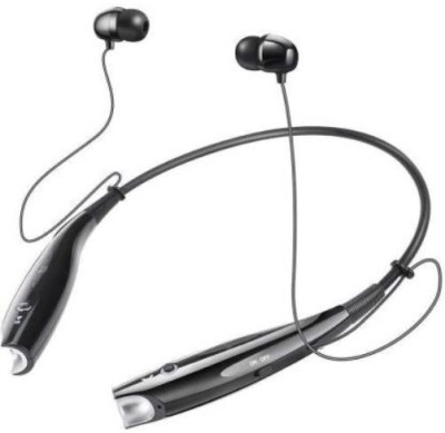 GUGGU UGI_456R_HBS 730 Neck Band Bluetooth Headset Bluetooth(Black, In the Ear)